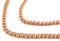 The Bead Chest Natural 5mm Wooden Beads in Copper for Jewelry Making – Round Loose Wood Spacer Beads I Approximately 90 Beads
